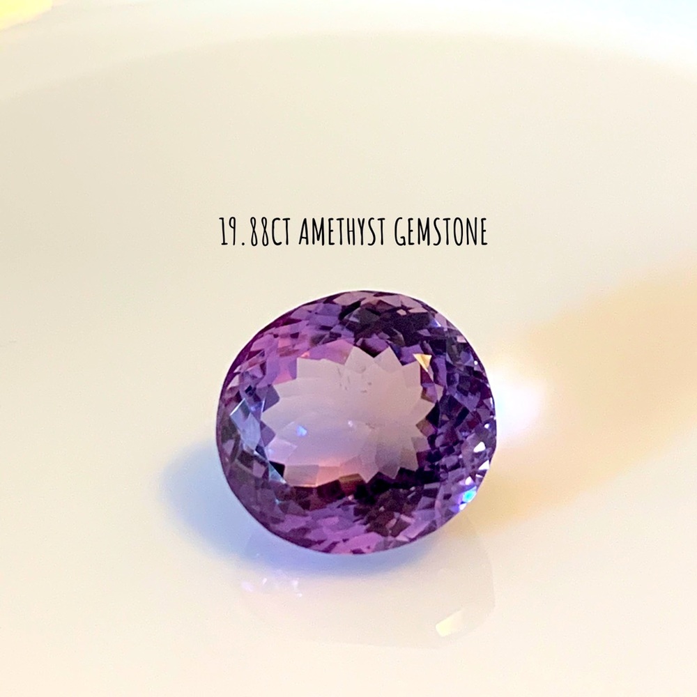 19.88CT AMETHYST QUALITY GEMSTONE